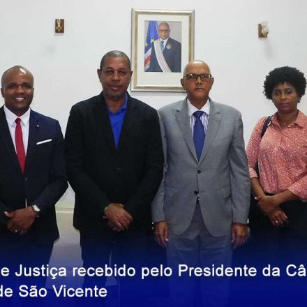 Provedor da Justiça recebido pelo Presidente da Câmara Municipal de São Vicente